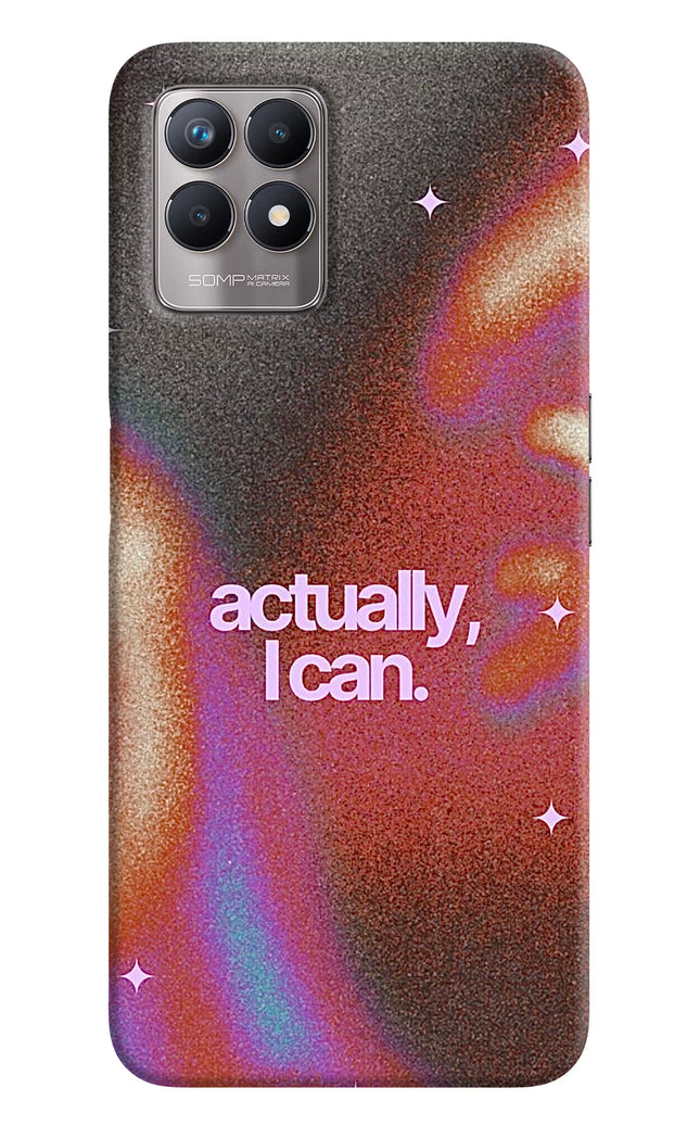 Pink Aura Realme 8i Hard Case Back Cover by Casekaro