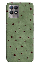 Green Stars Realme 8i Back Cover