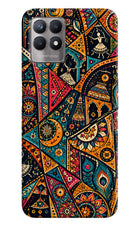 Folk Print Realme 8i Back Cover