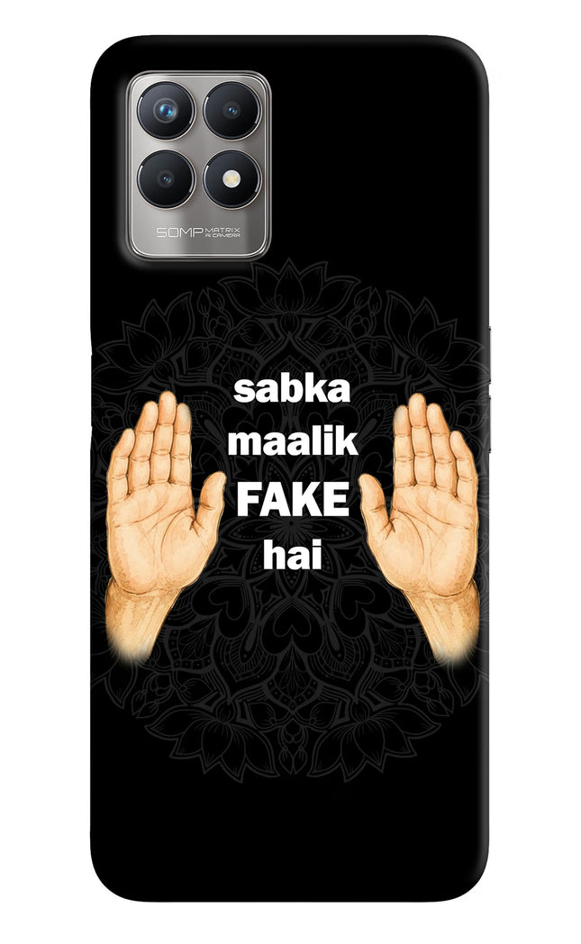 Sabka Malik Fake Realme 8i Hard Case Back Cover by Casekaro
