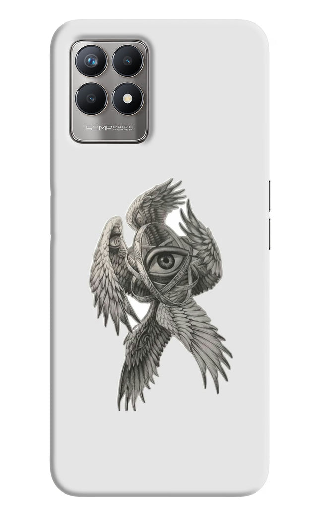 Accurate Angel Realme 8i Hard Case Back Cover by Casekaro