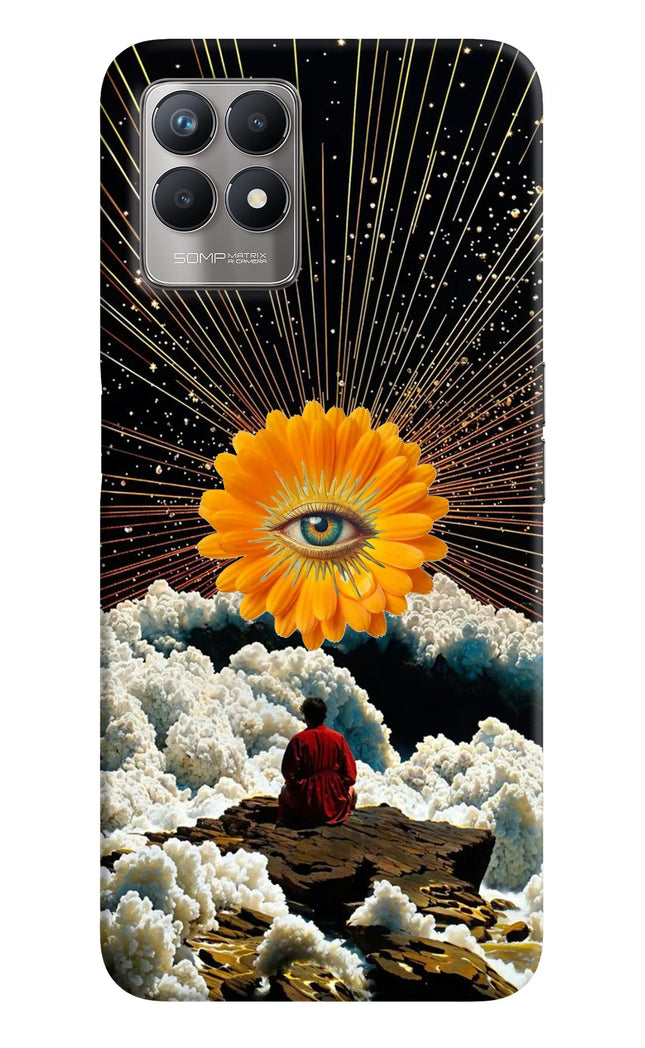 Cosmic Flower Realme 8i Hard Case Back Cover by Casekaro