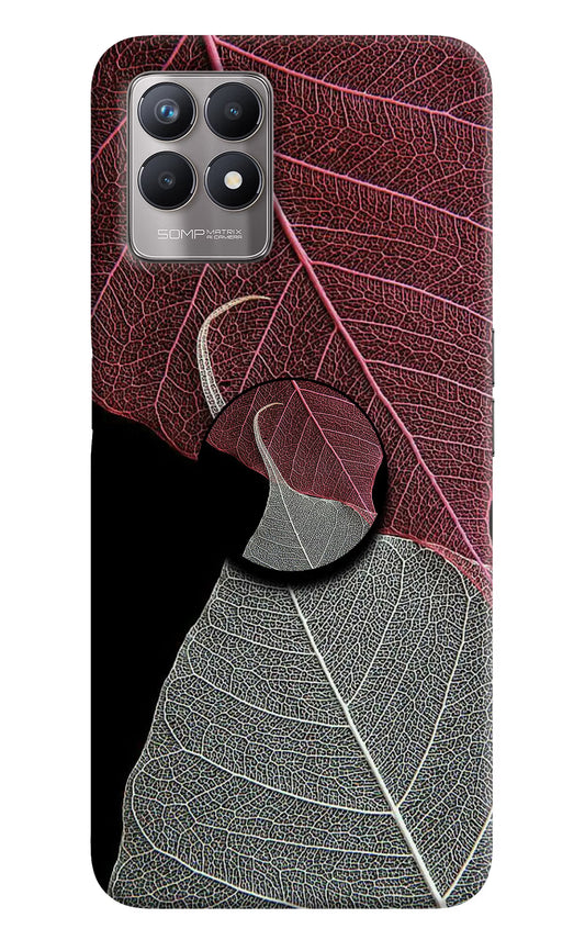 Leaf Pattern Realme 8i Pop Case