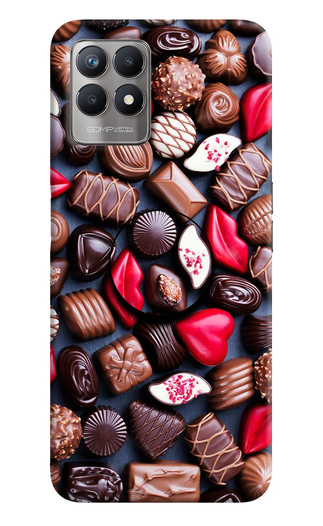 Chocolates Realme 8i Pop Case by Casekaro