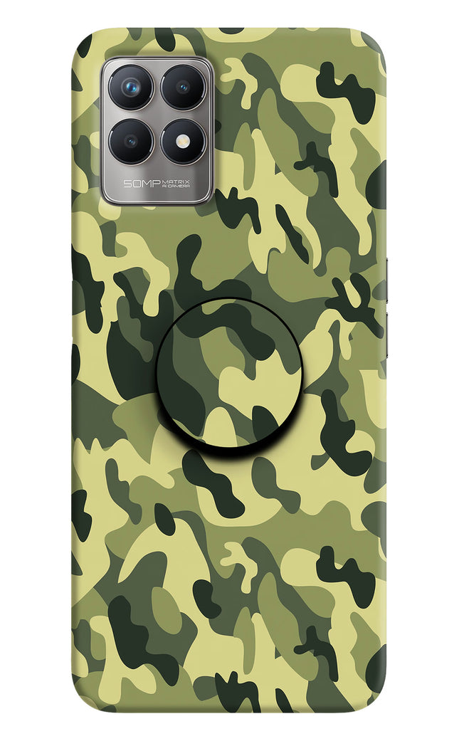 Camouflage Realme 8i Pop Case by Casekaro