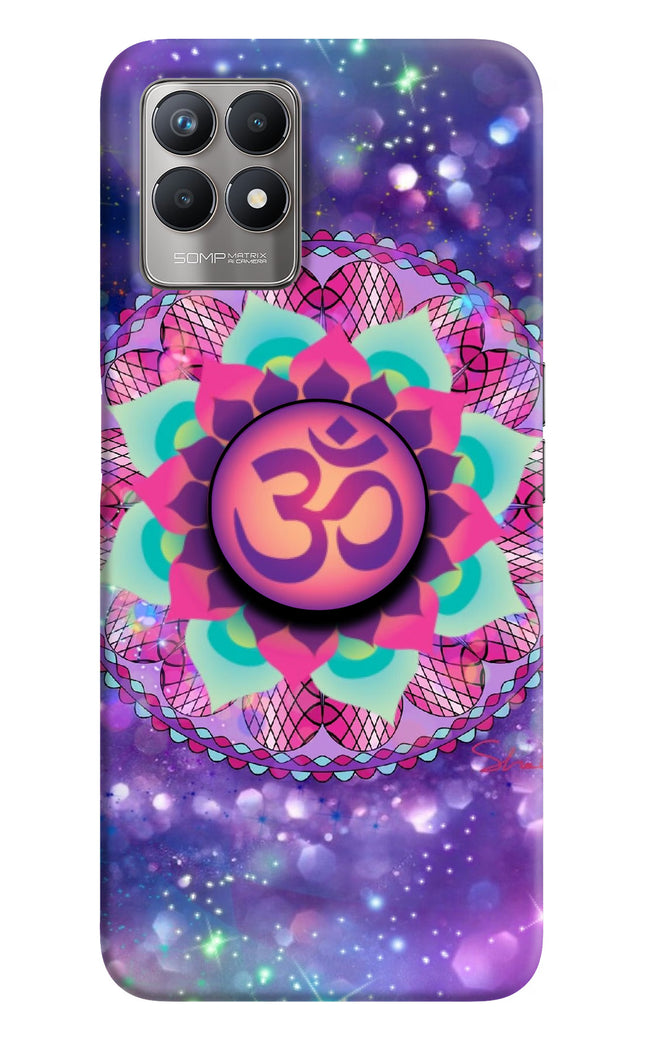 Om Purple Realme 8i Pop Case by Casekaro