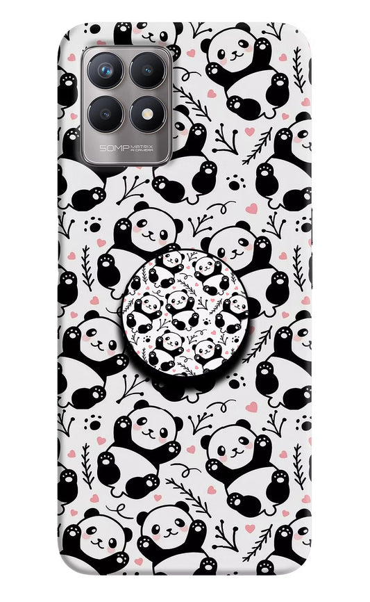 Cute Panda Realme 8i Pop Case