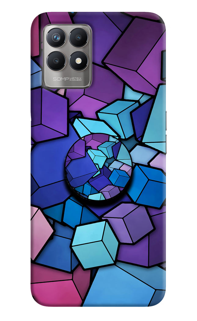 Cubic Abstract Realme 8i Pop Case by Casekaro