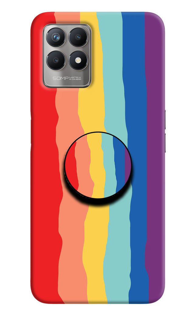 Rainbow Realme 8i Pop Case by Casekaro