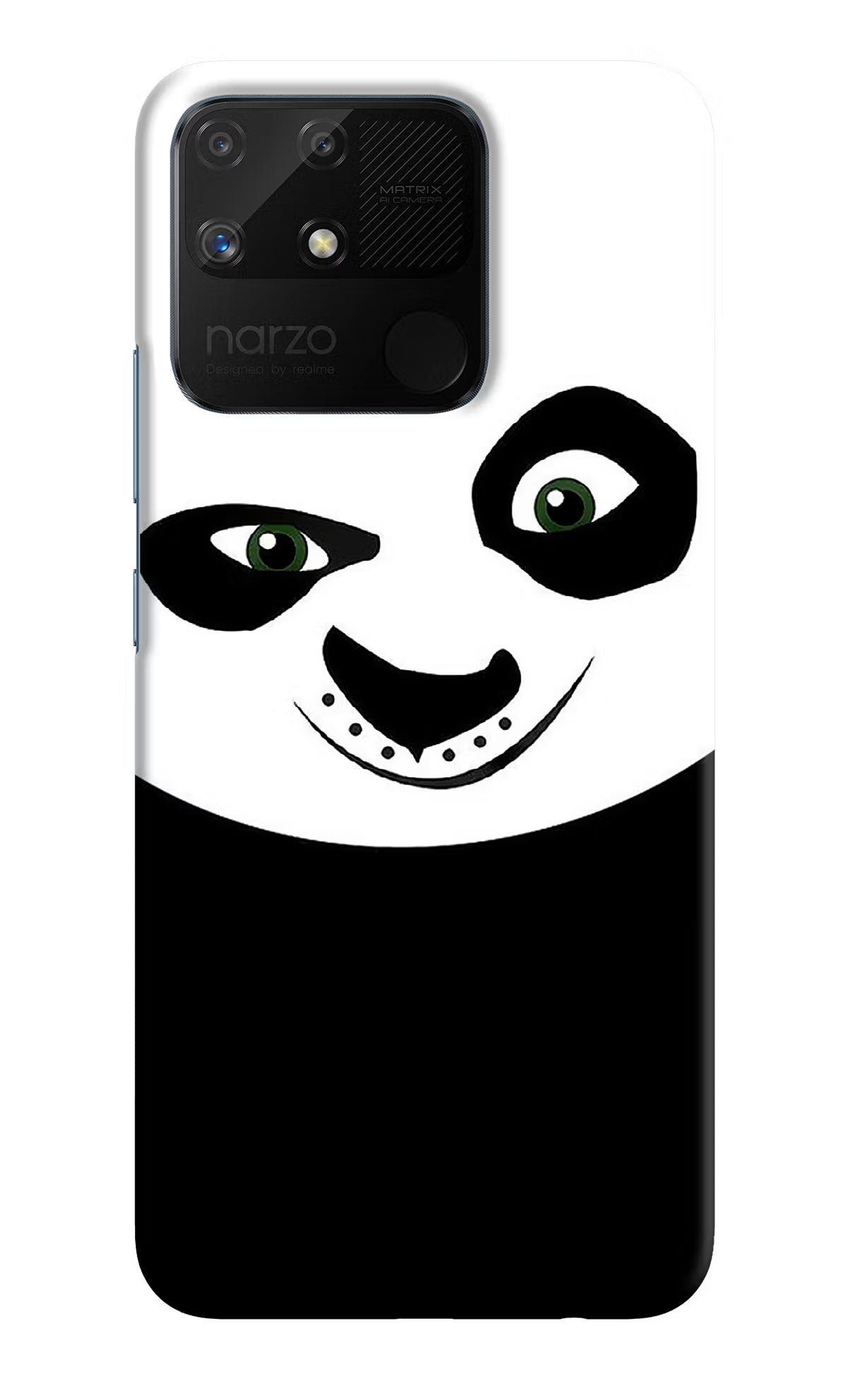 Panda Realme Narzo 50A Hard Case Back Cover by Casekaro