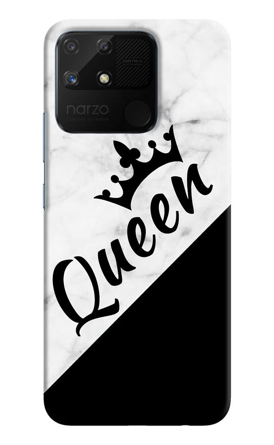 Queen Realme Narzo 50A Hard Case Back Cover by Casekaro