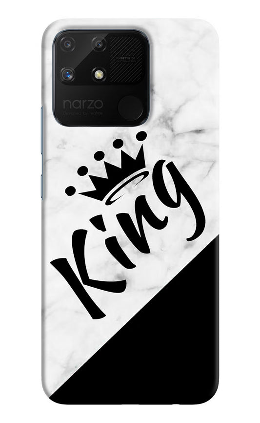 King Realme Narzo 50A Hard Case Back Cover by Casekaro