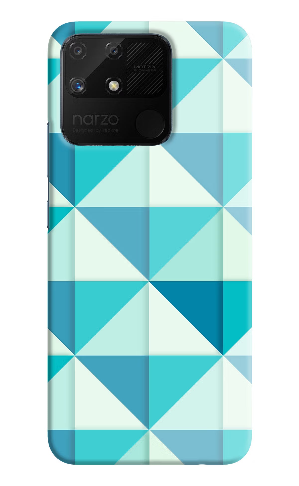 Abstract Realme Narzo 50A Hard Case Back Cover by Casekaro