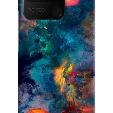 Artwork Paint Realme Narzo 50A Hard Case Back Cover by Casekaro