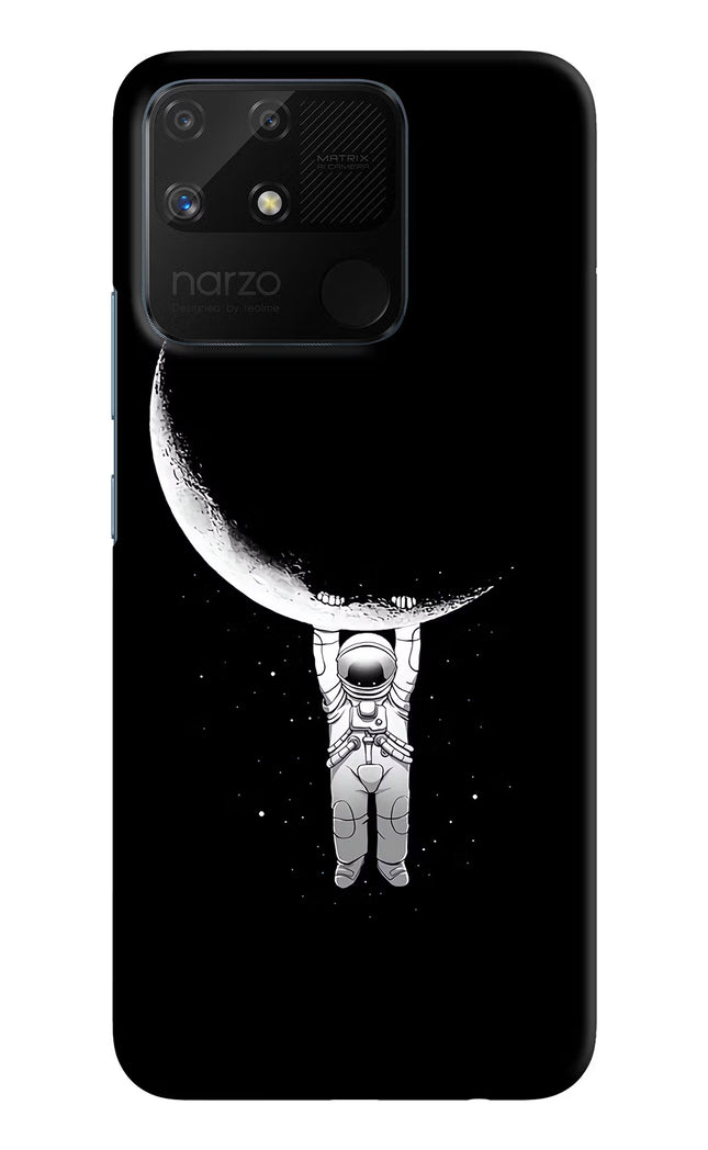Moon Space Realme Narzo 50A Hard Case Back Cover by Casekaro