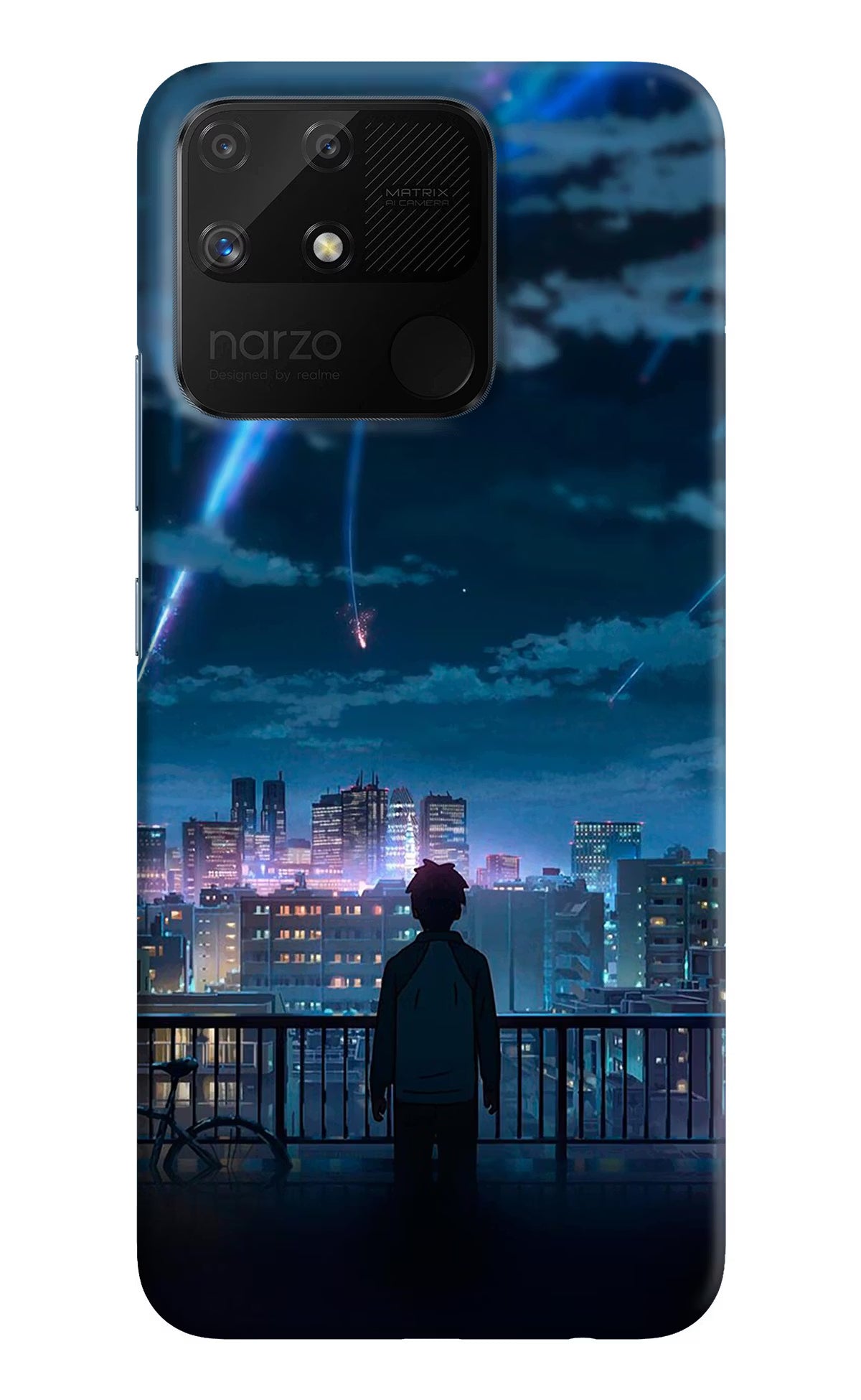 Anime Realme Narzo 50A Hard Case Back Cover by Casekaro
