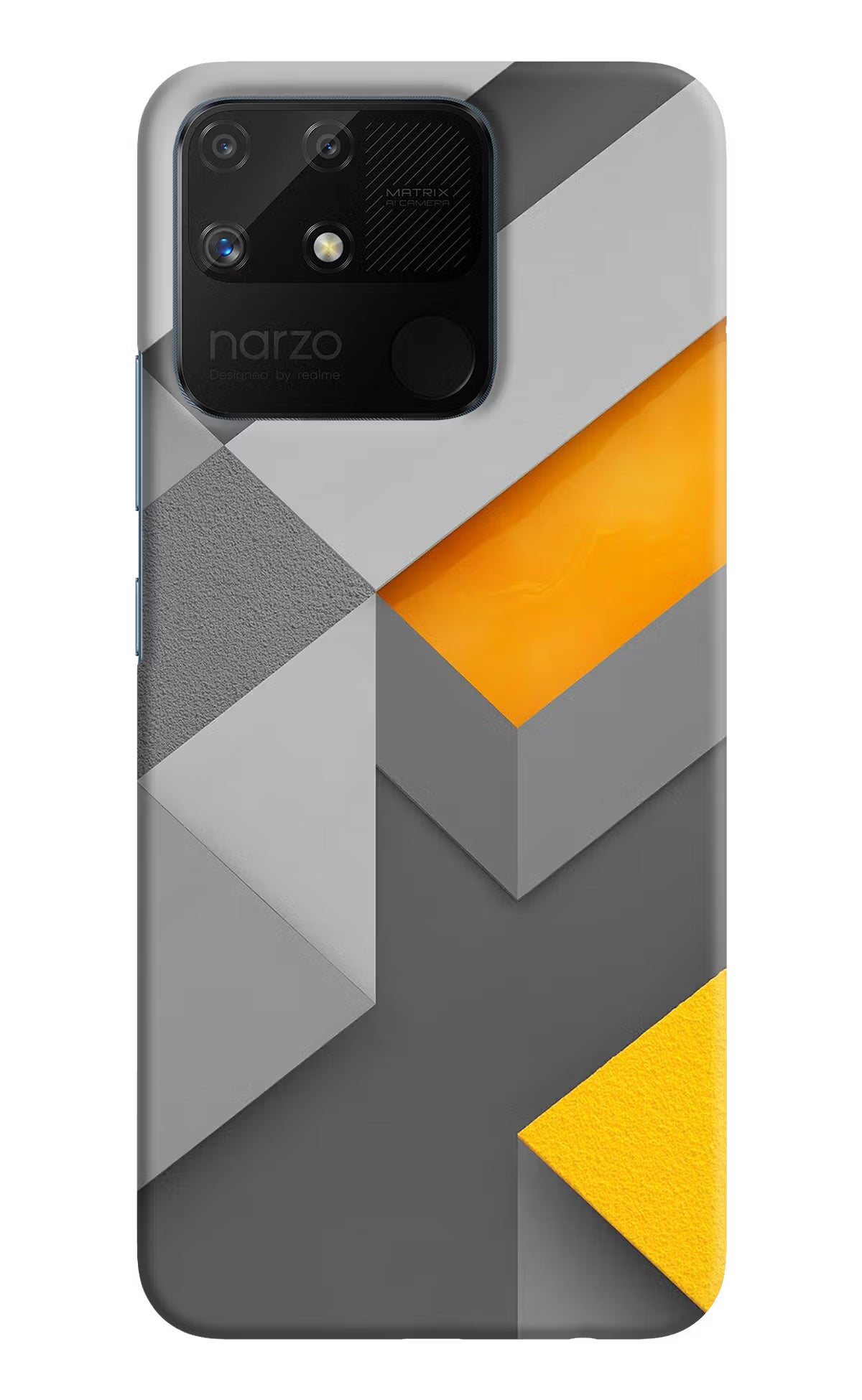 Abstract Realme Narzo 50A Hard Case Back Cover by Casekaro