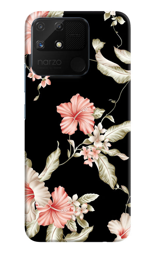 Flowers Realme Narzo 50A Hard Case Back Cover by Casekaro