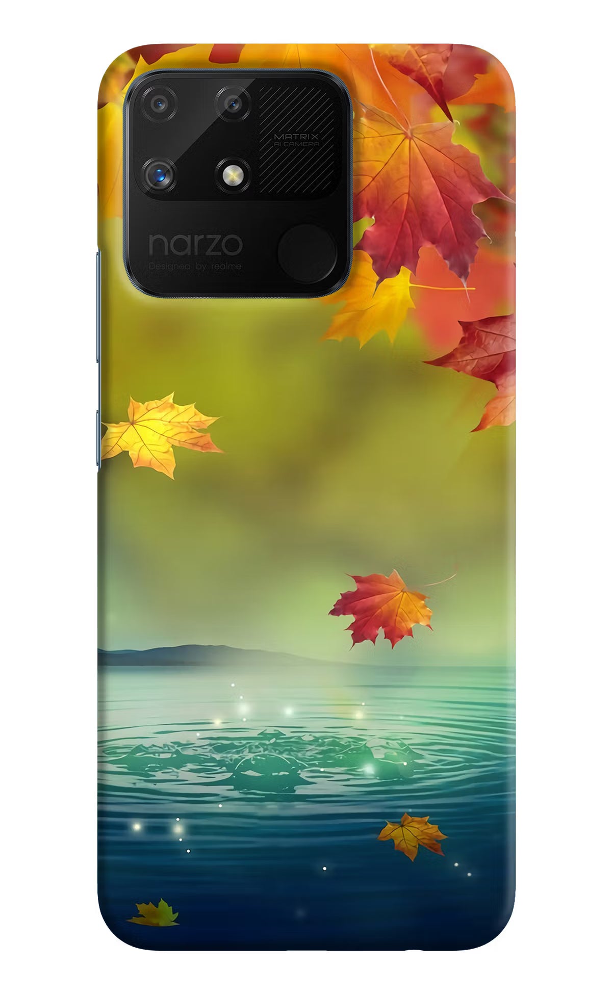 Flowers Realme Narzo 50A Hard Case Back Cover by Casekaro
