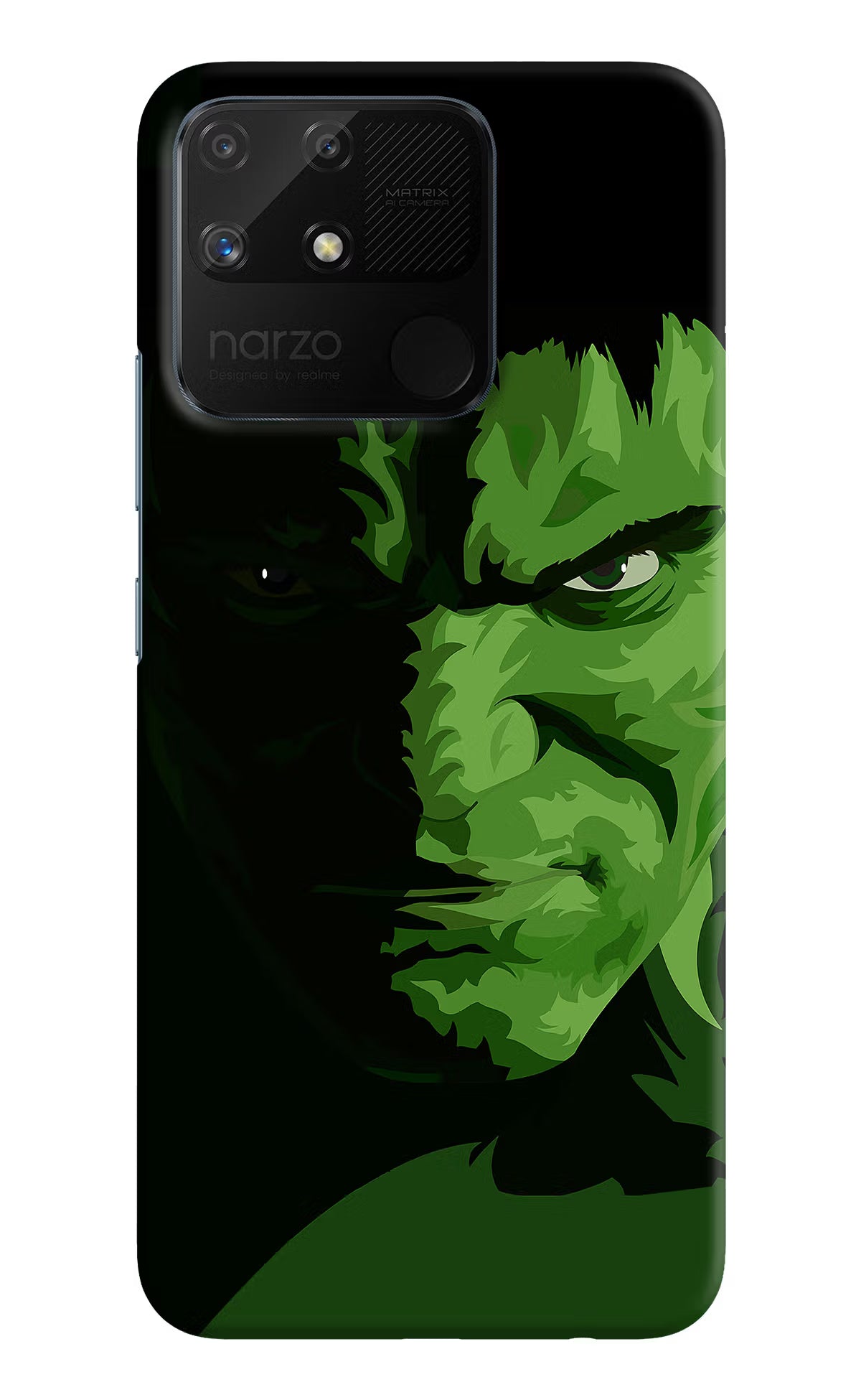 HULK Realme Narzo 50A Hard Case Back Cover by Casekaro