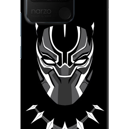 Black Panther Realme Narzo 50A Hard Case Back Cover by Casekaro