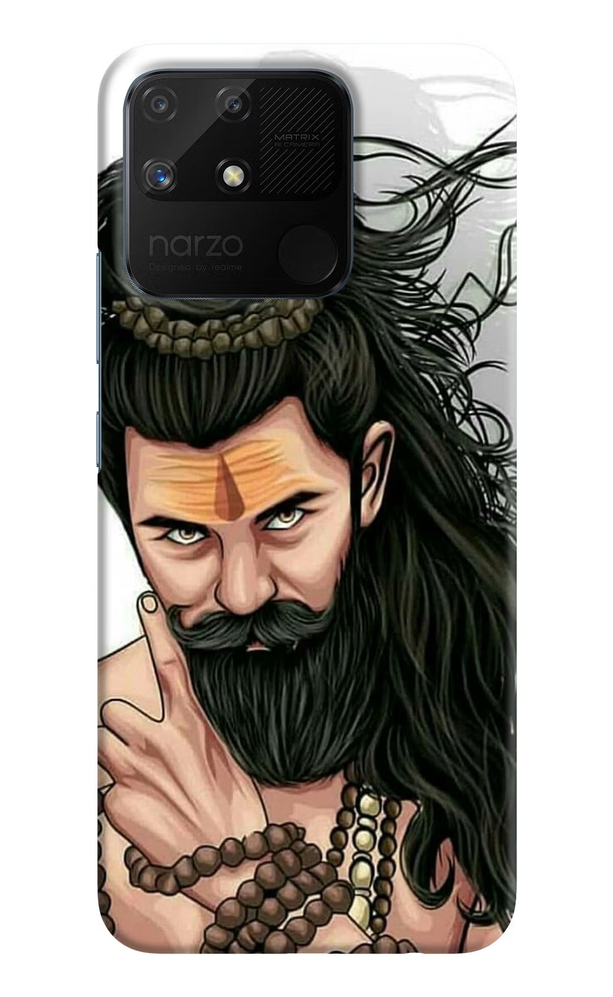 Mahadev Realme Narzo 50A Hard Case Back Cover by Casekaro