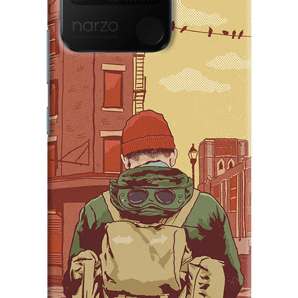 Adventurous Realme Narzo 50A Hard Case Back Cover by Casekaro