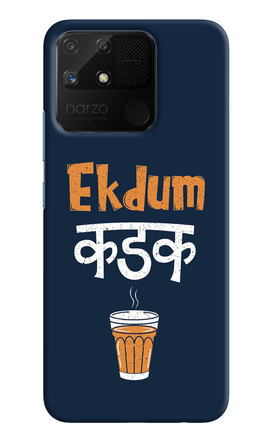 Ekdum Kadak Chai Realme Narzo 50A Hard Case Back Cover by Casekaro