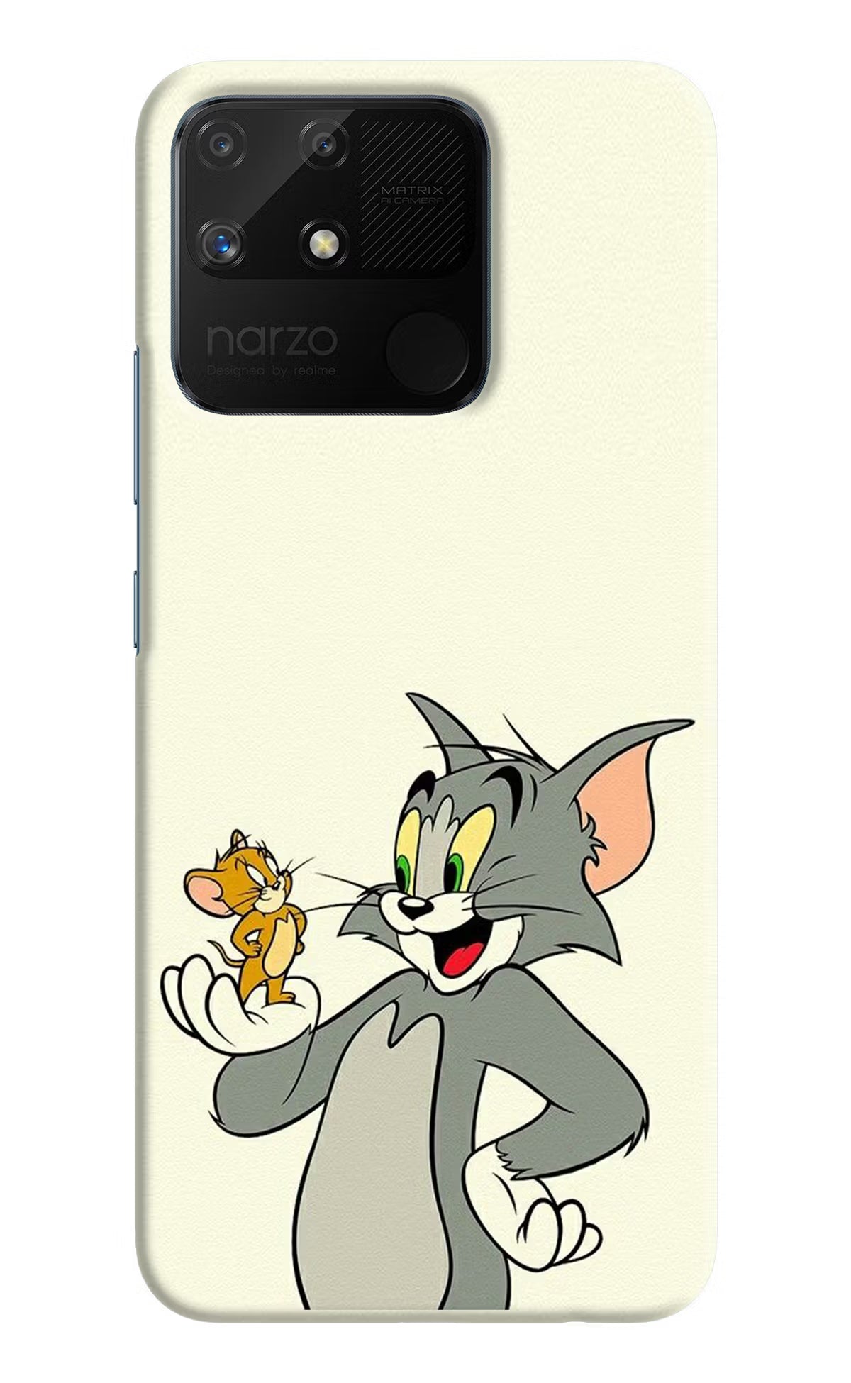 Tom & Jerry Realme Narzo 50A Hard Case Back Cover by Casekaro