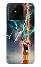 Thor Hammer Mjolnir Realme Narzo 50A Hard Case Back Cover by Casekaro