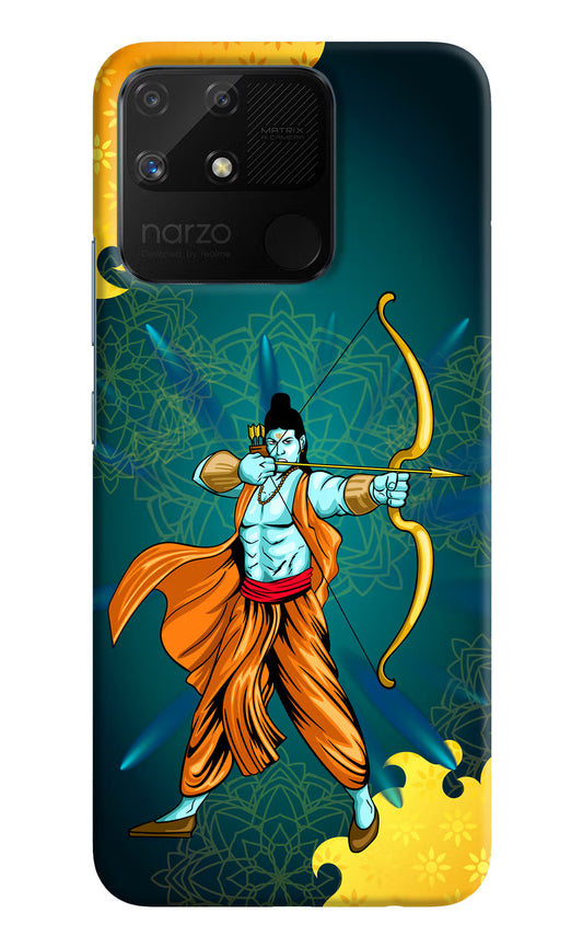 Lord Ram - 6 Realme Narzo 50A Hard Case Back Cover by Casekaro
