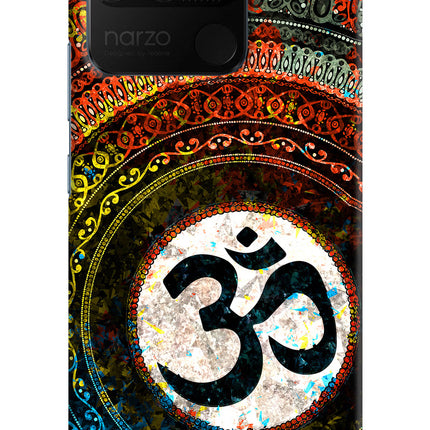 Om Cultural Realme Narzo 50A Hard Case Back Cover by Casekaro