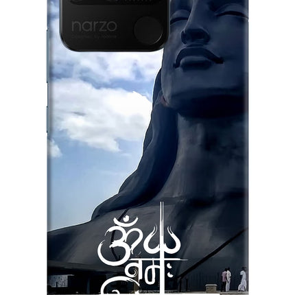 Om Namah Shivay Realme Narzo 50A Hard Case Back Cover by Casekaro