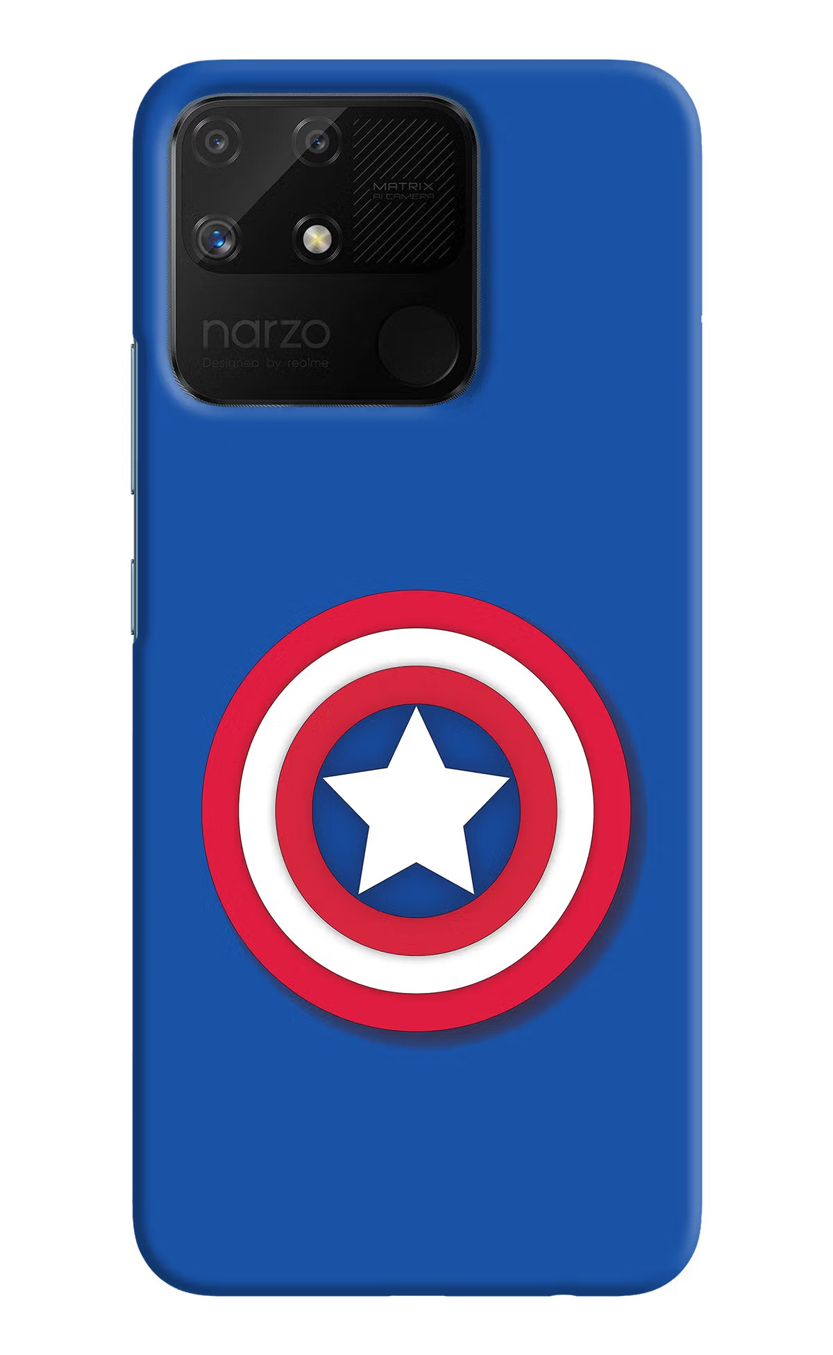 Shield Realme Narzo 50A Hard Case Back Cover by Casekaro