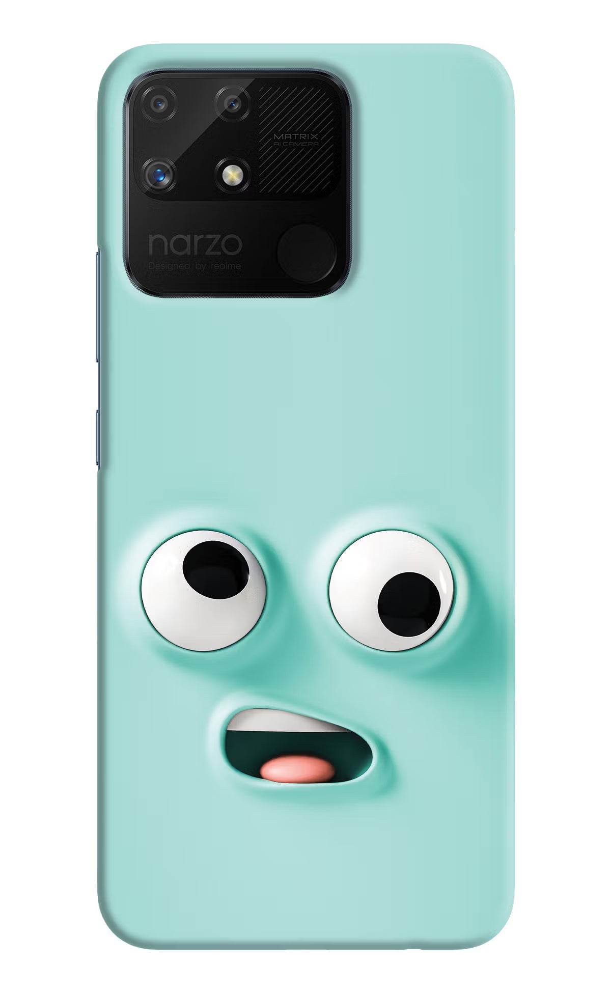 Funny Cartoon Realme Narzo 50A Hard Case Back Cover by Casekaro