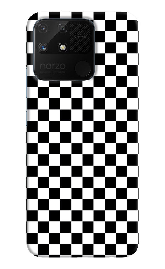 Chess Board Realme Narzo 50A Hard Case Back Cover by Casekaro