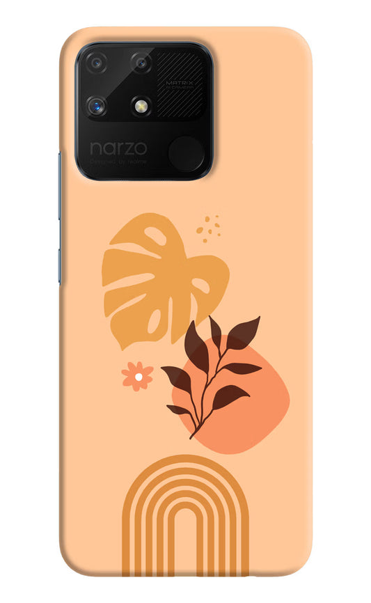 Bohemian Art Realme Narzo 50A Hard Case Back Cover by Casekaro