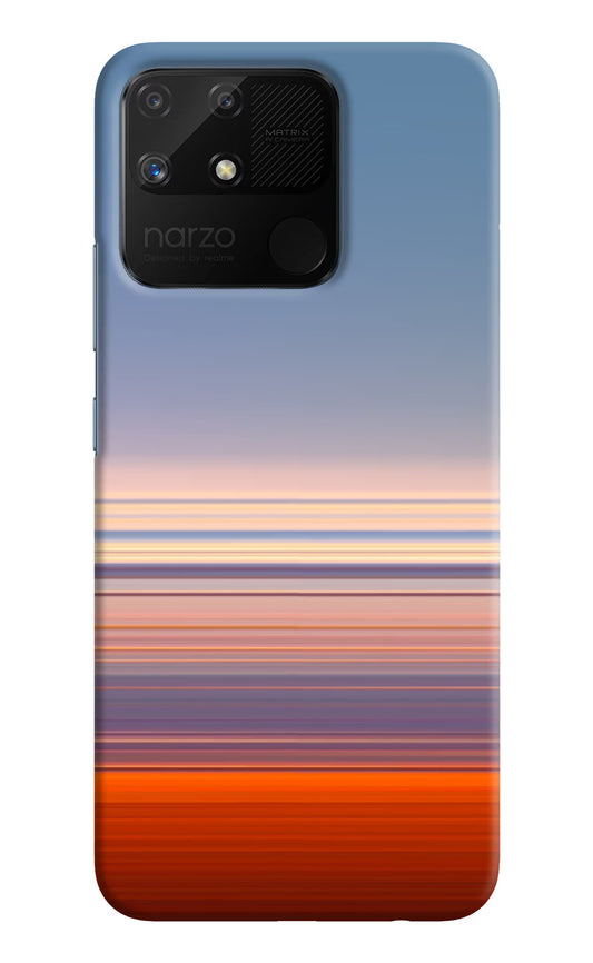 Morning Colors Realme Narzo 50A Hard Case Back Cover by Casekaro