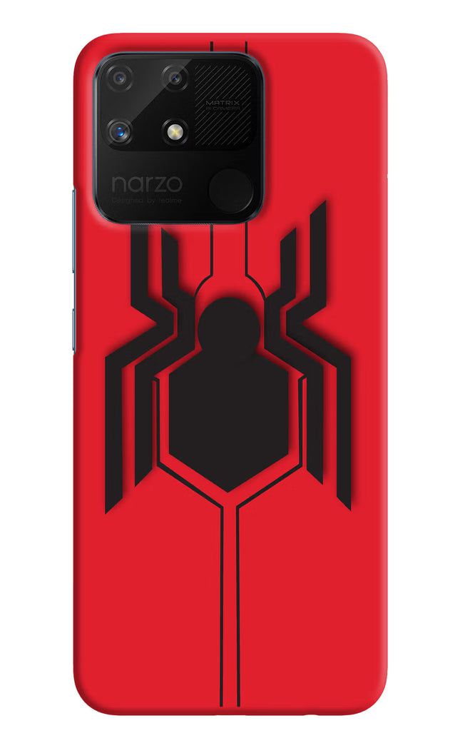 Spider Realme Narzo 50A Hard Case Back Cover by Casekaro
