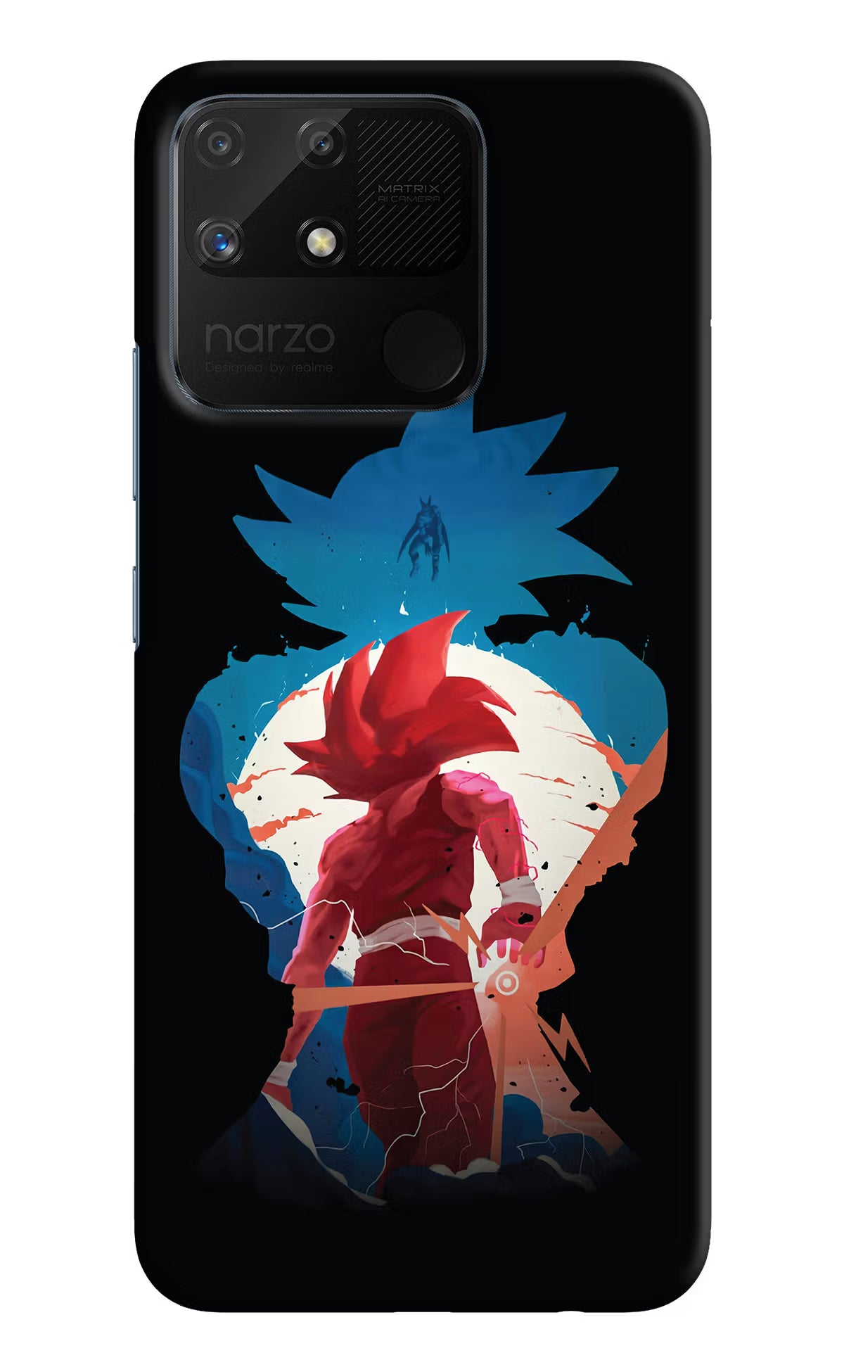 Goku Realme Narzo 50A Hard Case Back Cover by Casekaro
