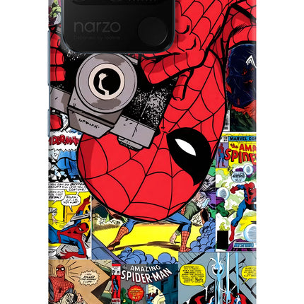Spider Man Realme Narzo 50A Hard Case Back Cover by Casekaro