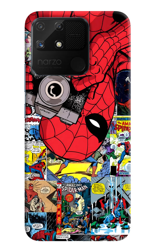 Spider Man Realme Narzo 50A Hard Case Back Cover by Casekaro