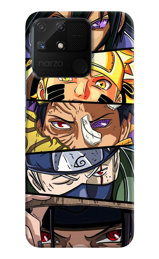 Naruto Character Realme Narzo 50A Hard Case Back Cover by Casekaro