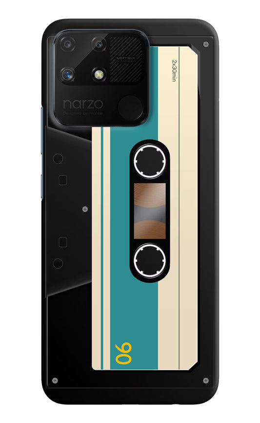 Cassette Realme Narzo 50A Hard Case Back Cover by Casekaro