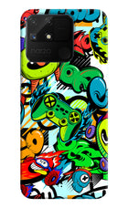 Game Doodle Realme Narzo 50A Hard Case Back Cover by Casekaro