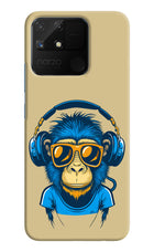 Monkey Headphone Realme Narzo 50A Hard Case Back Cover by Casekaro