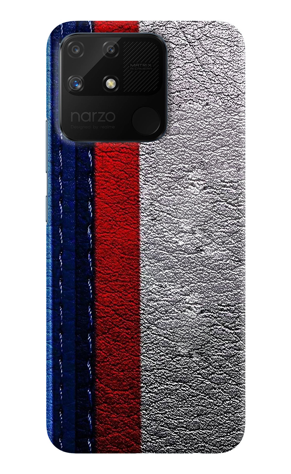 BMW Stripes Realme Narzo 50A Back Cover