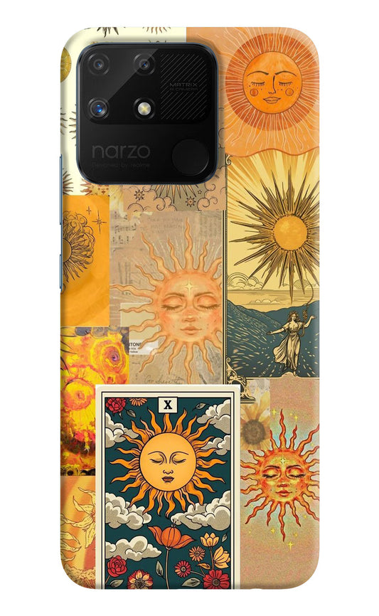 Sun Realme Narzo 50A Hard Case Back Cover by Casekaro