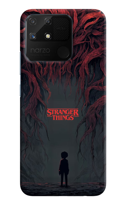 Ordinary Things Dark Side Realme Narzo 50A Hard Case Back Cover by Casekaro