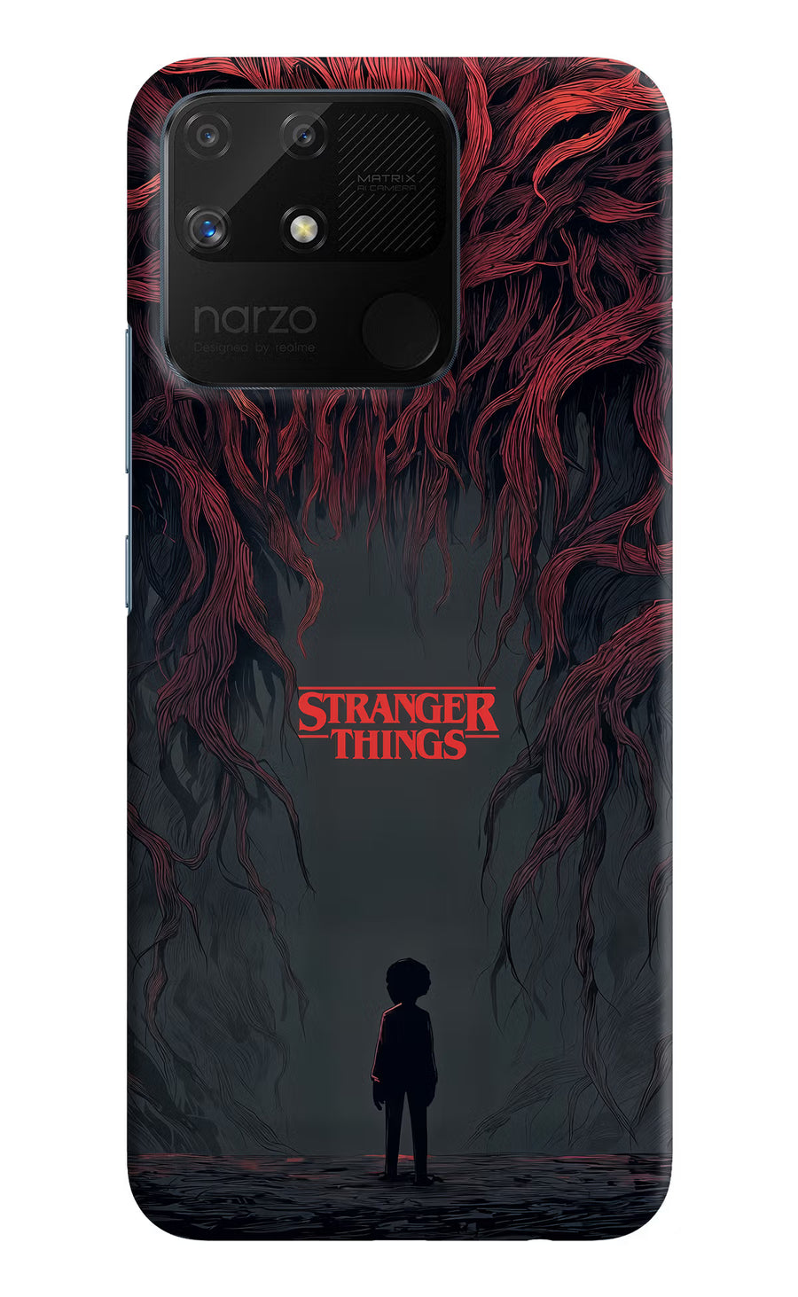 Ordinary Things Dark Side Realme Narzo 50A Back Cover, Hard case